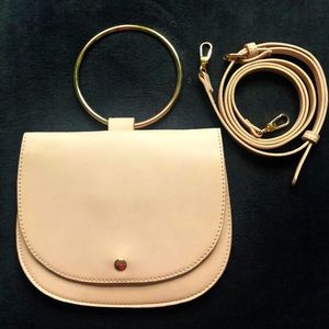 Madison West Julia Crossbody Bag: Blush color
